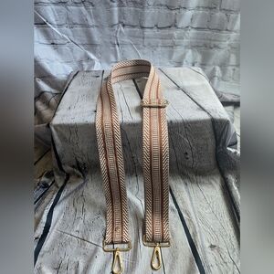 Brown and White Patterned Strap